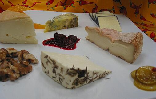 cheese plate by peppers