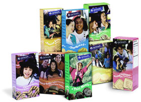 boxes of girl scout cookies