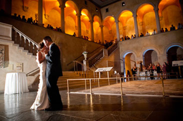 wedding at worcester art museum