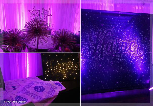 Bat Mitzvah Starry Design