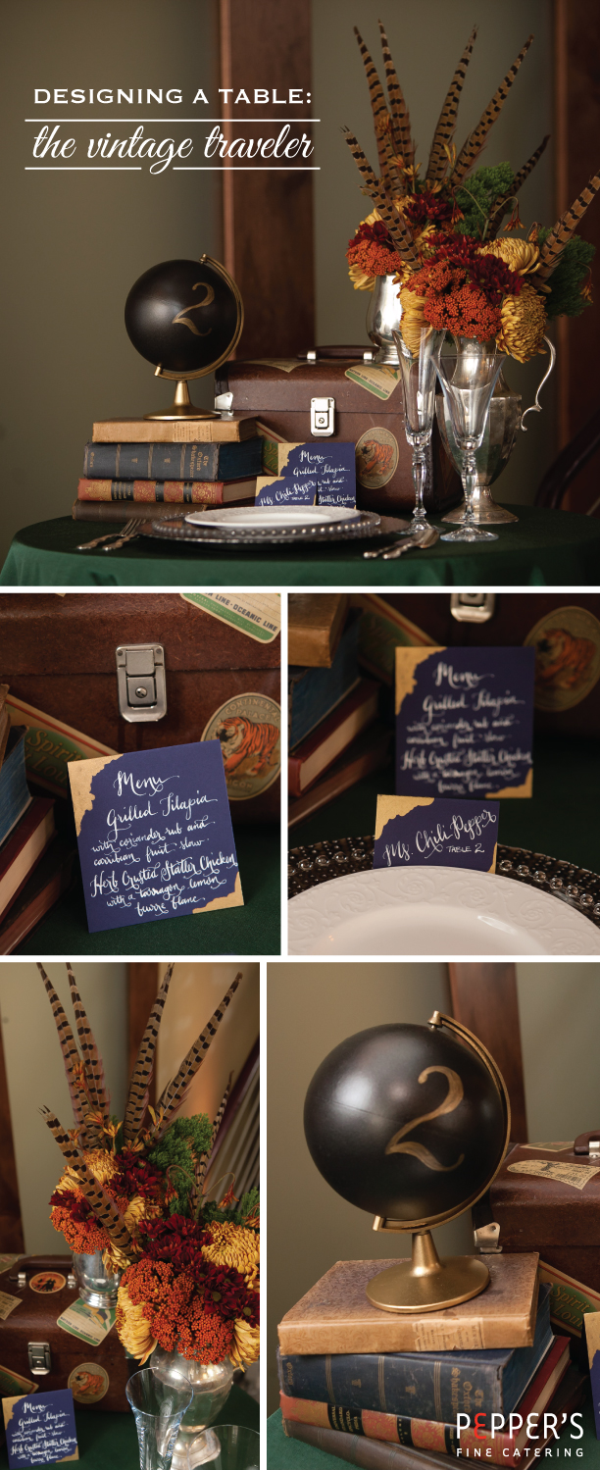 Wedding Table Design: Traveler