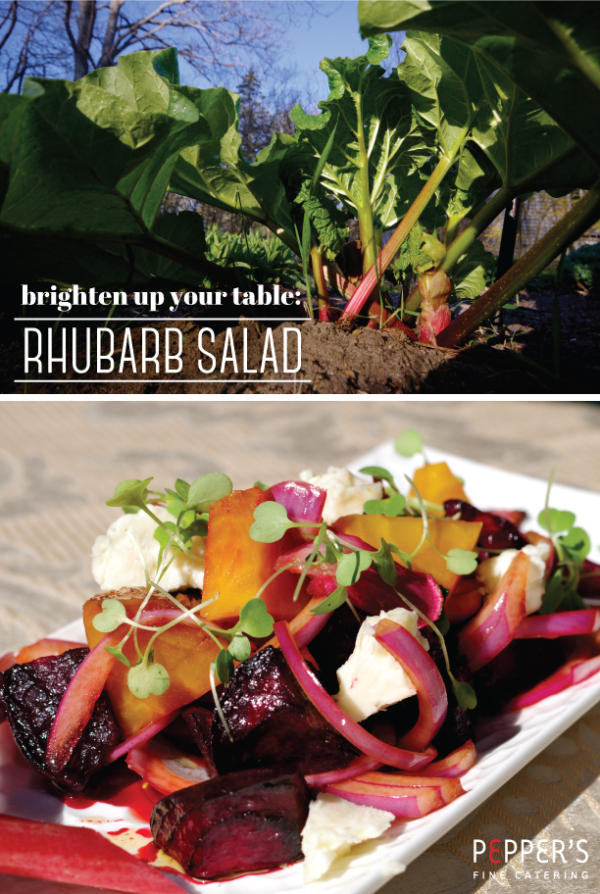 Rhubarb Salad