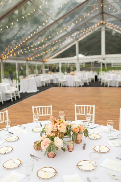 clear tent wedding