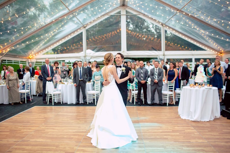 home wedding tent massachusetts