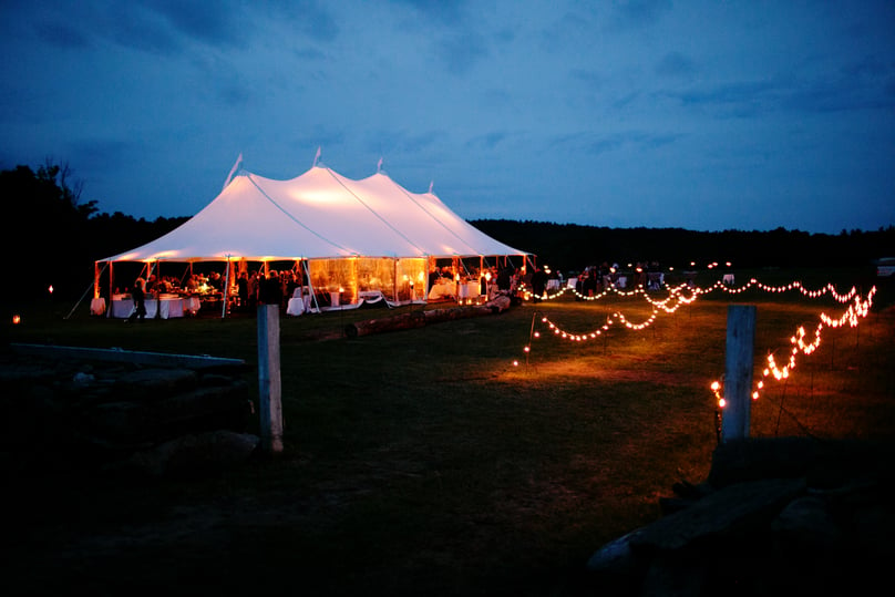 tent wedding