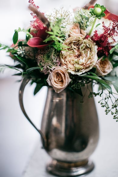 vintage wedding flowers