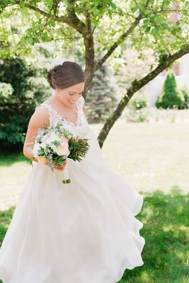 gardens at elm bank wedding