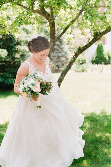 gardens at elm bank wedding