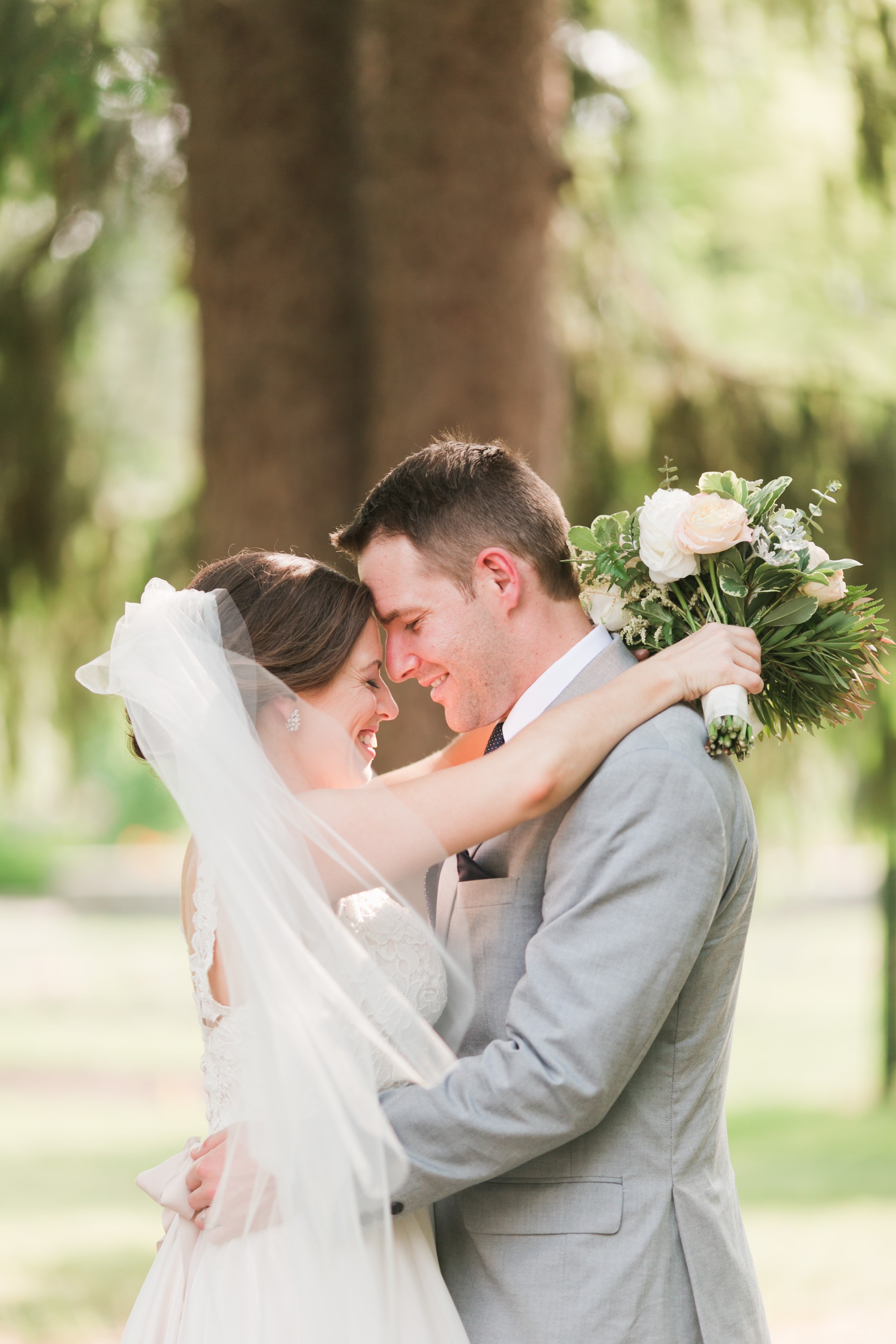 The gardens at elm bank wedding