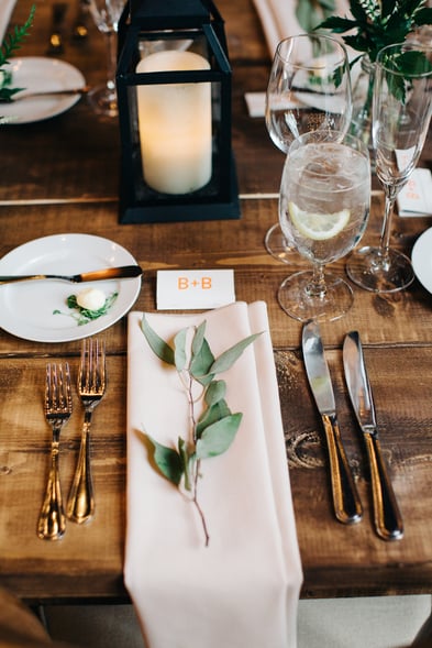 farmhouse tables wedding