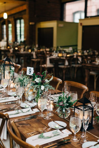 rustic farmhouse tables wedding