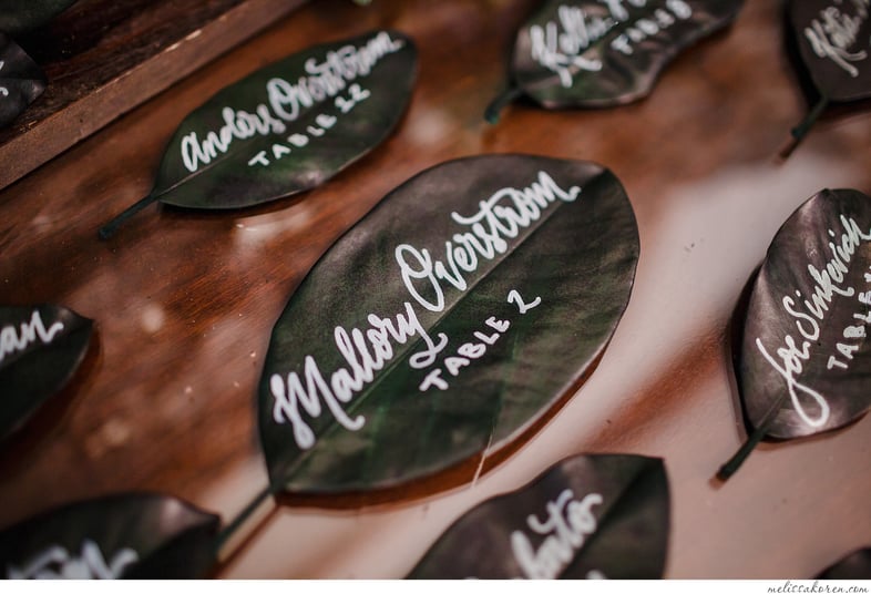 Magnolialeaf-placecards-wedding