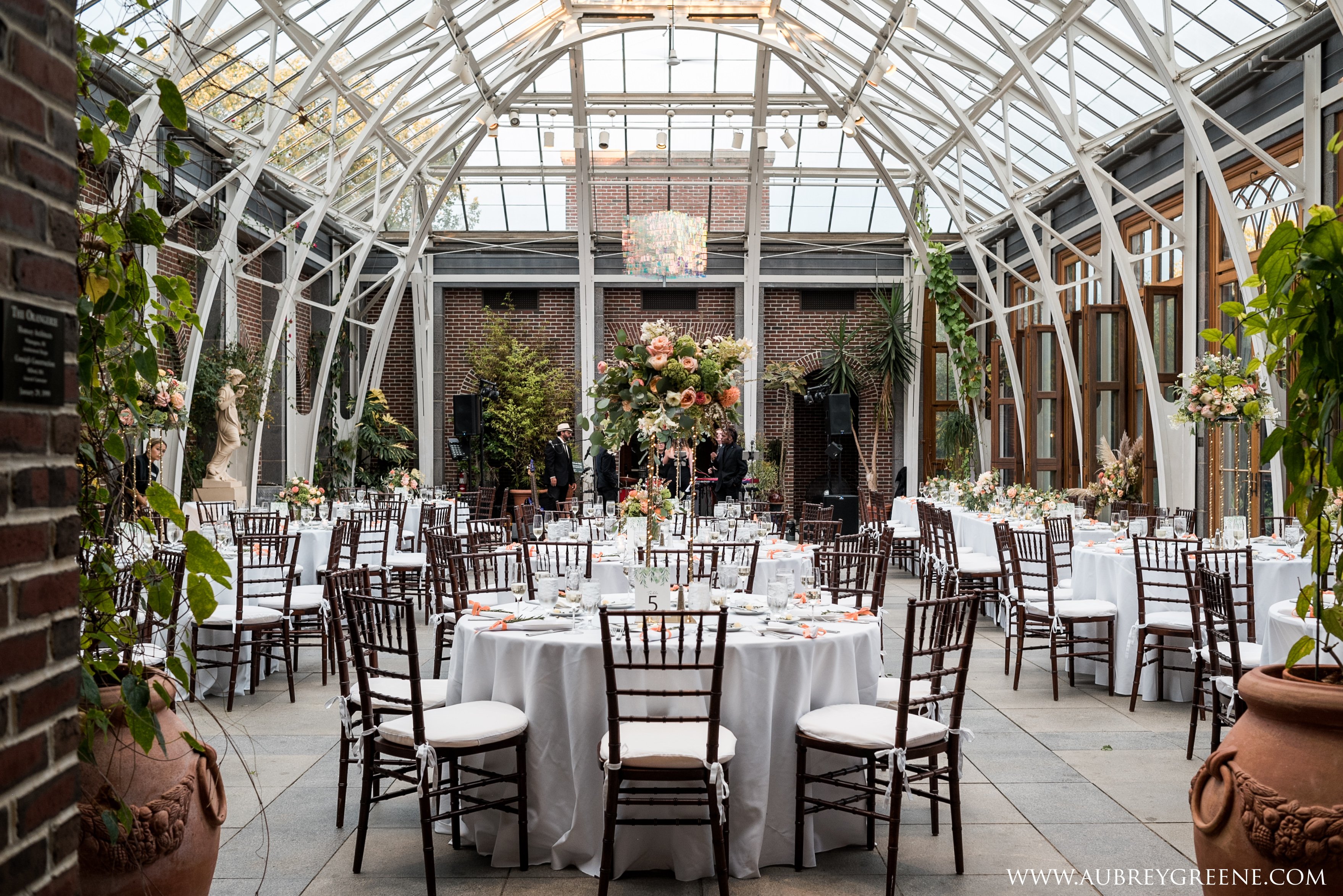 Wedding Reception Tower Hill Botanic Garden