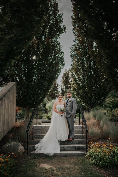 Tower Hill Botanic Garden wedding