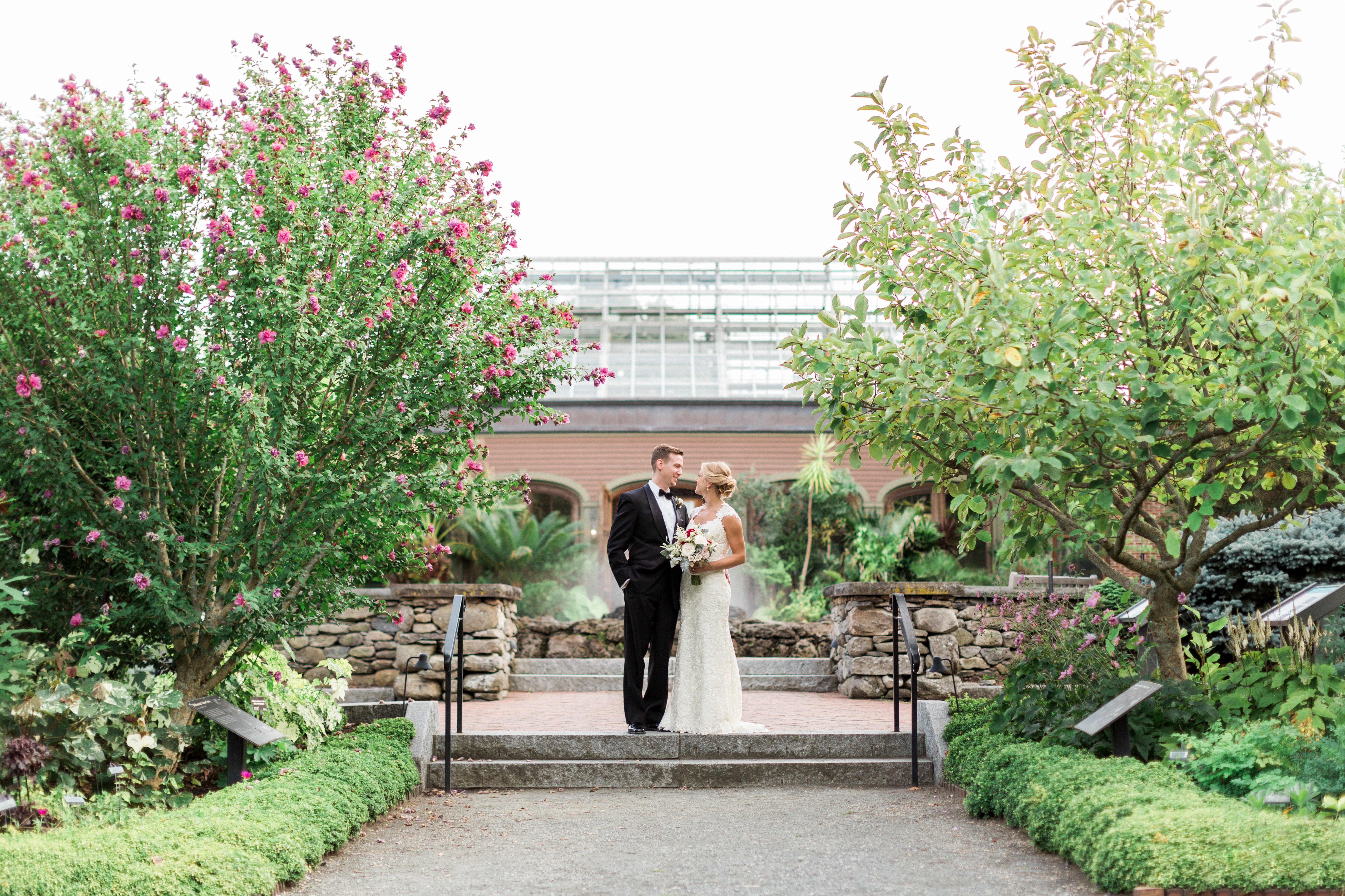 Tower Hill botanic garden wedding