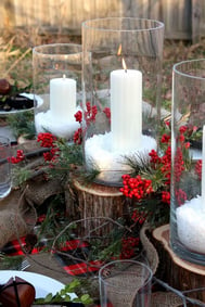 rustic christmas theme