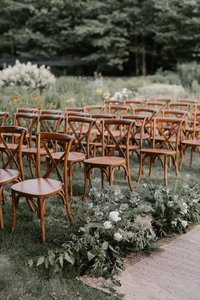 garden wedding ceremony