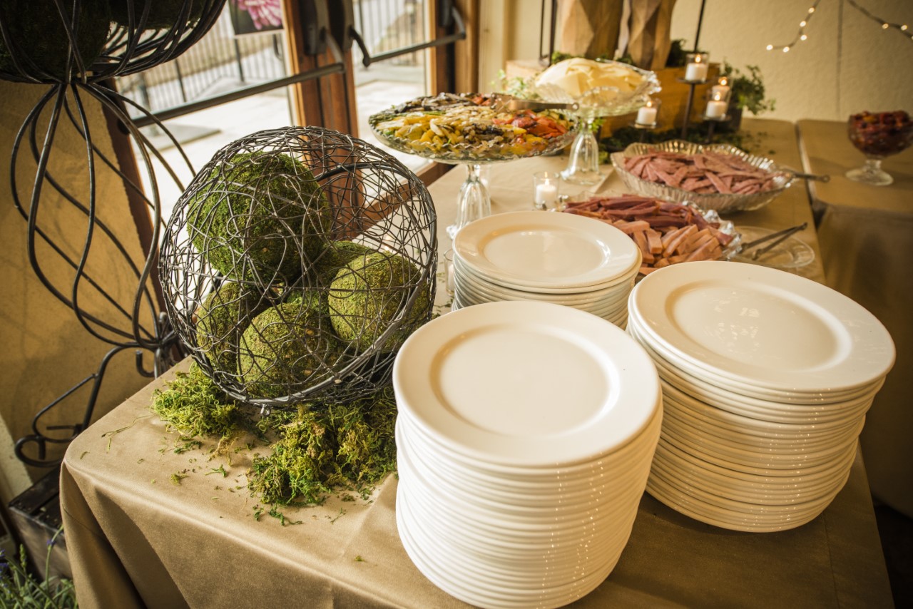 event catering food station