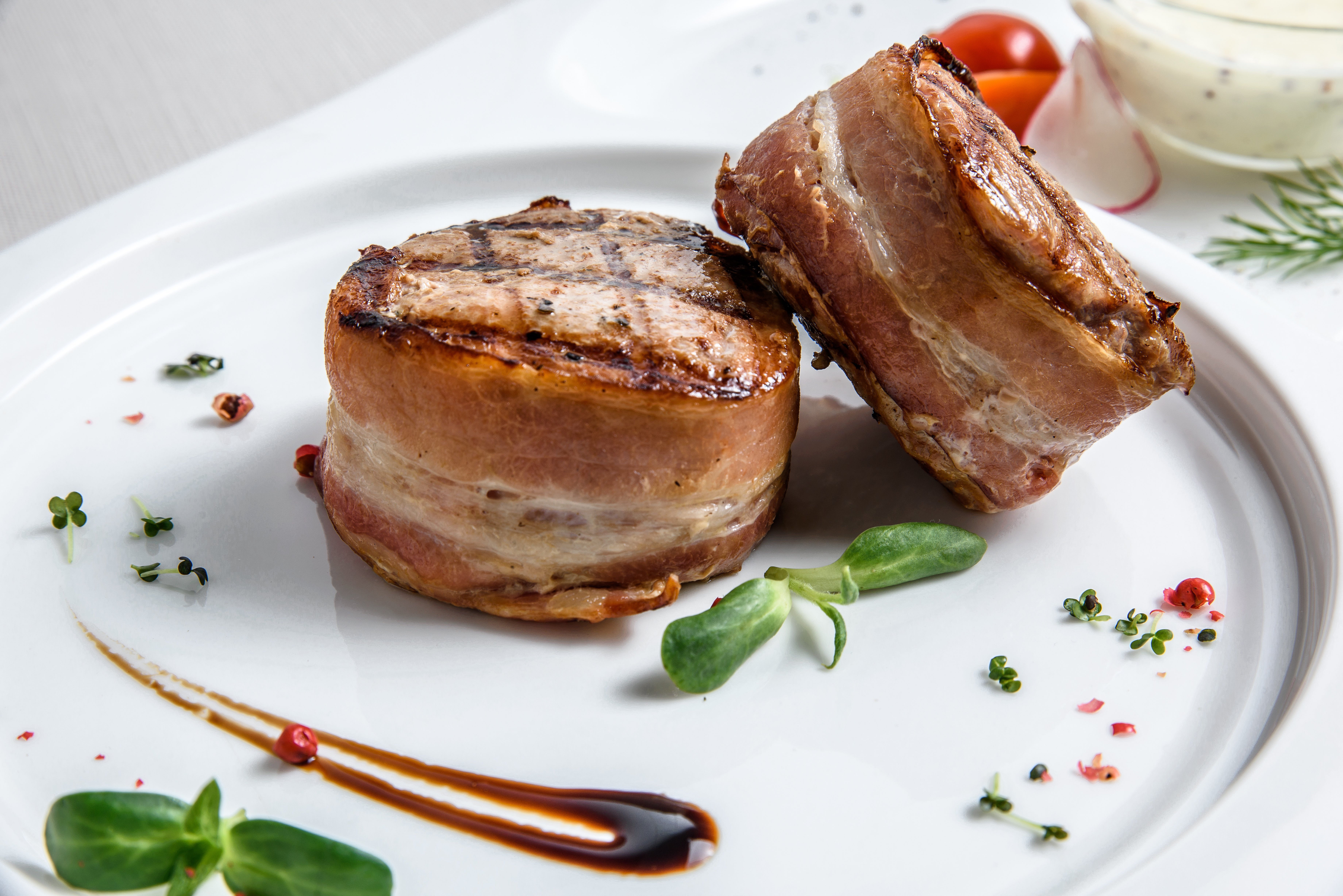 Beef tenderloin valentines day entree
