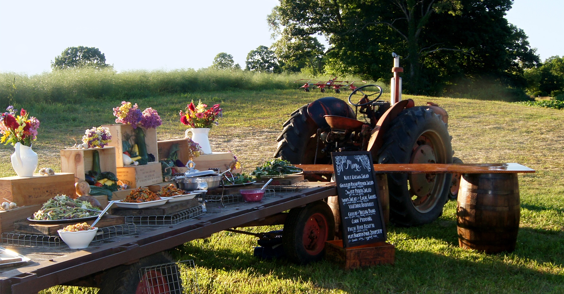 Green Catering Farm Table Peppers